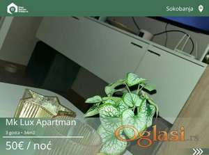 Stan Na Dan Sokobanja Mk Lux Apartman